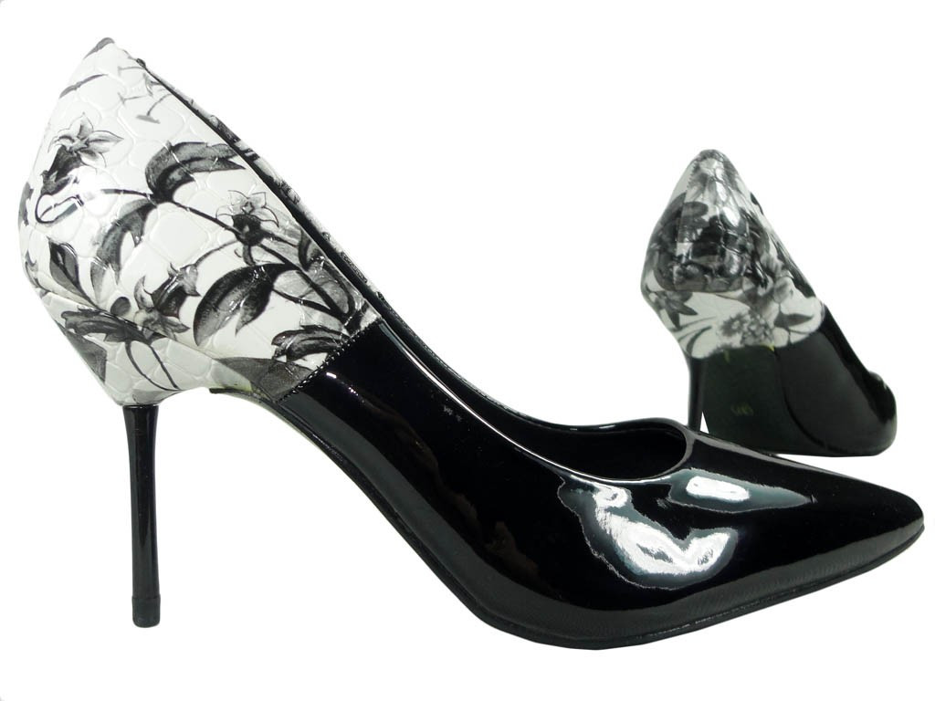 Epingles noires épingles en métal pour chaussures de femmes - 3