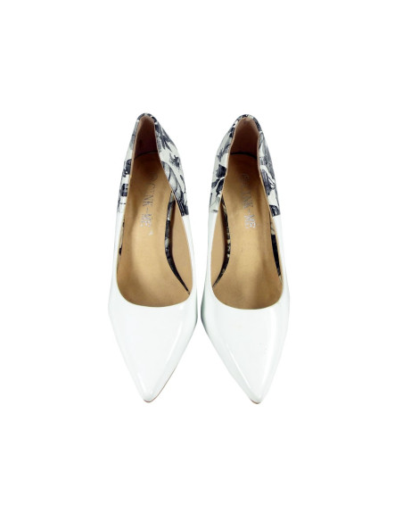 White metal pins with heel flower - 2