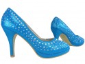 OUTLET BLUE PINS WITH SEQUINS - 2