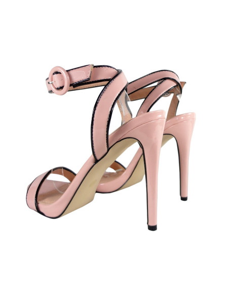 Pink women's pin sandals vices - 4