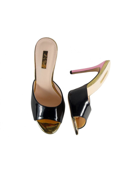 Black pinned shoes shoes - 2