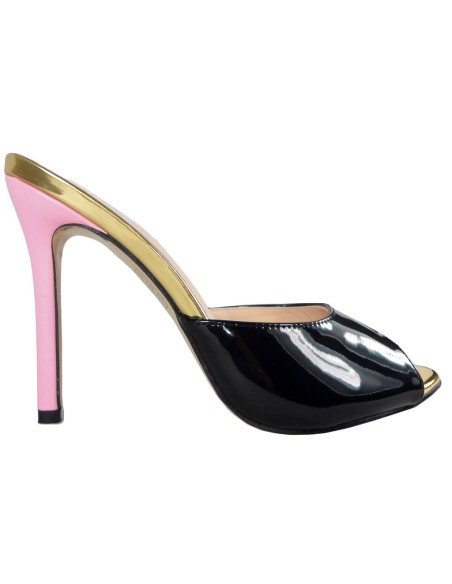 Black pinned shoes shoes - 1