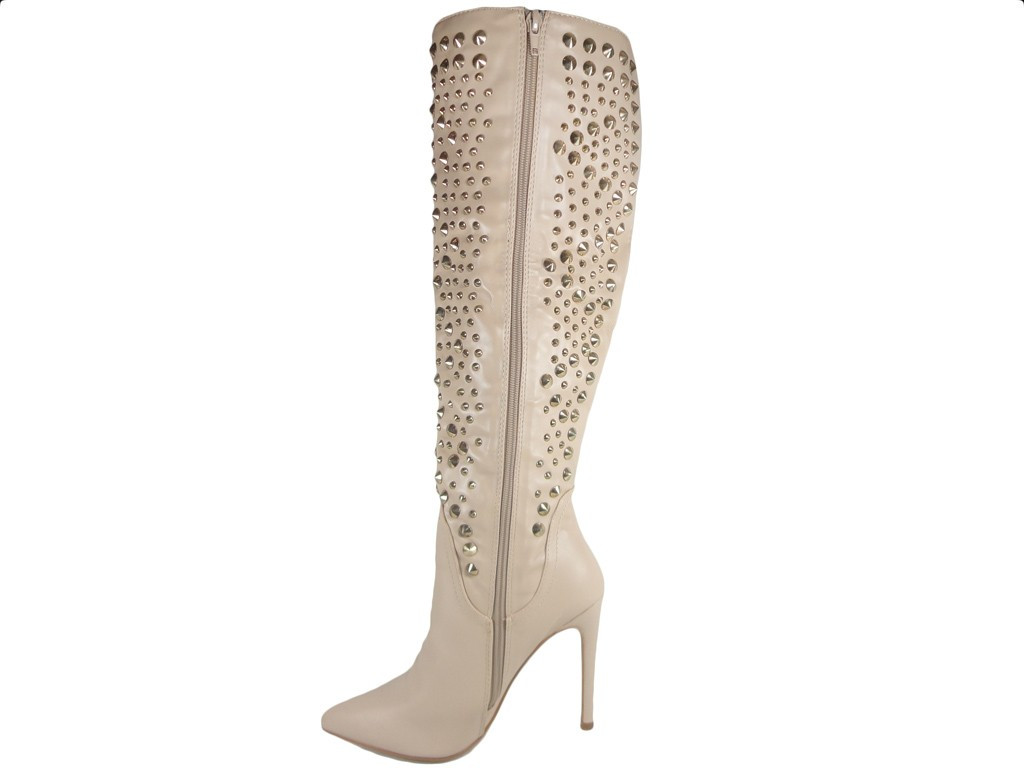 BEIGE NUDE BOKA CSAPAT CSÚSZÓVAL - 2