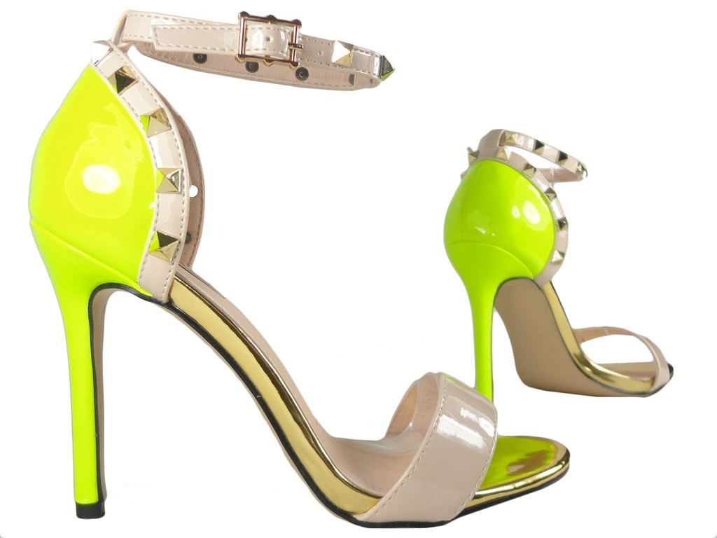 Yellow vice waistband sandals - 3