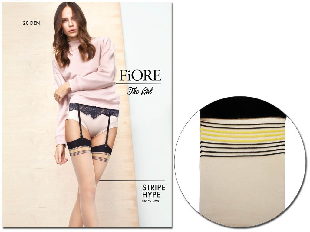 Bas pour ceinture Fiore 20 fond lisse  - 3