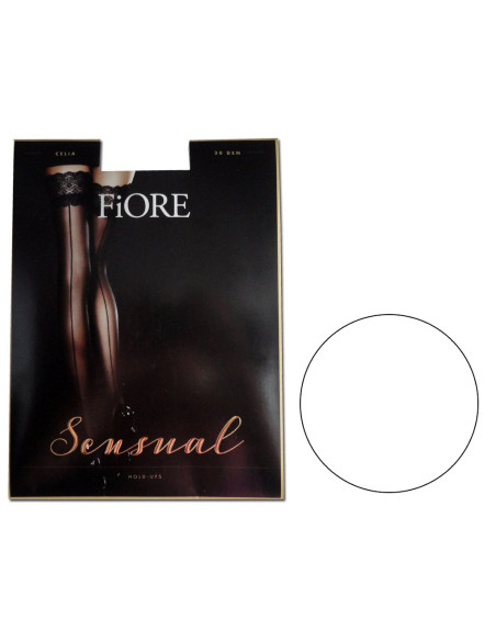 Self-supporting stockings with beautiful Fiore lace stitching - 4