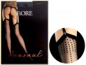 Fiore belt stockings with dot stitching - 3