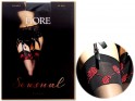 Sensual waist-length stockings with a floral cuff - 3