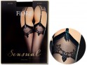 Exclusive Fiore matt belt stockings - 3