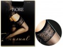 Waist stockings with wide Fiore lace - 3