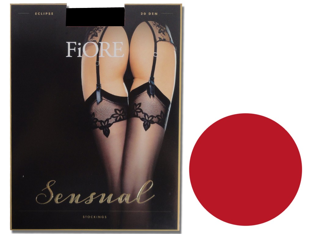 Exclusive Fiore matt belt stockings - 4