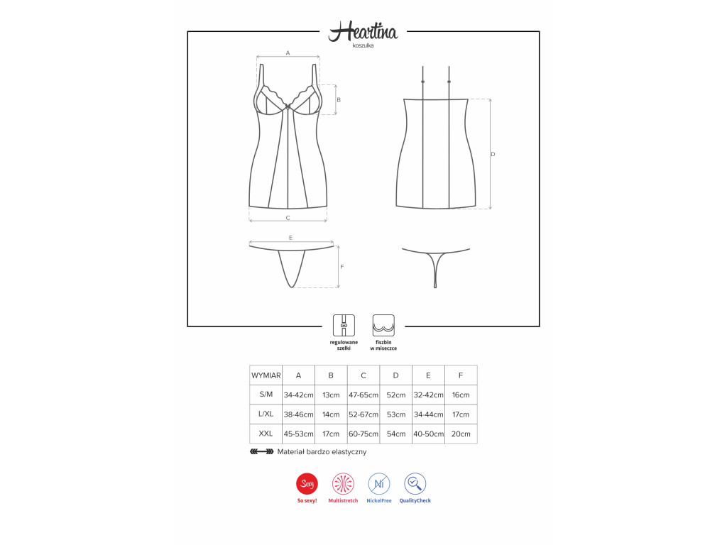 Rochie de noapte erotică roșie Obsesivă - 4