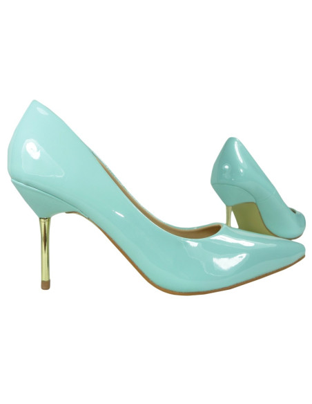 Blaue High Heels Pumps Schuhe - 3