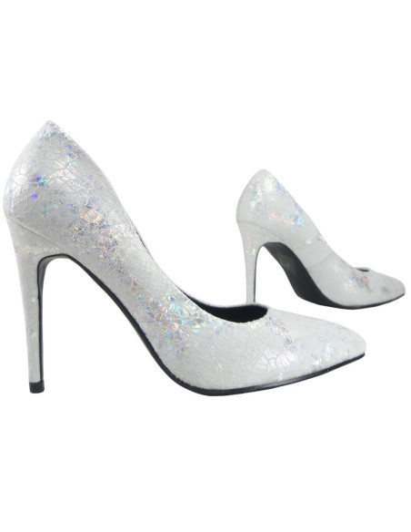 Épinglettes en argent perlé pour les bottes des femmes - 2