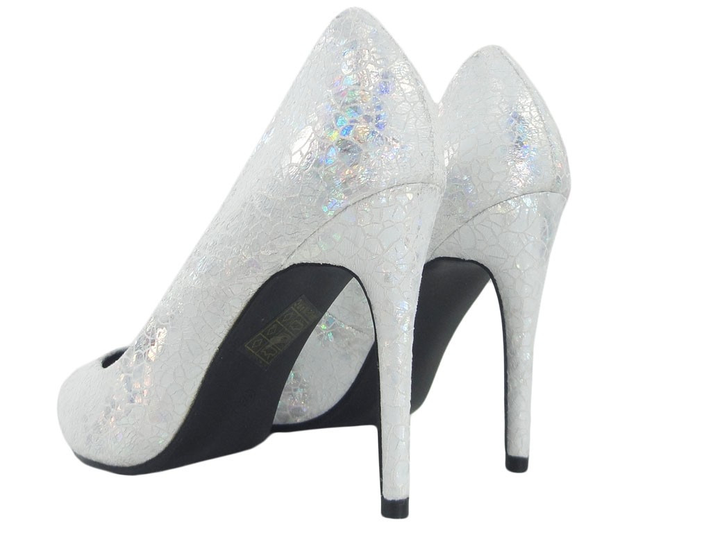 Épinglettes en argent perlé pour les bottes des femmes - 3