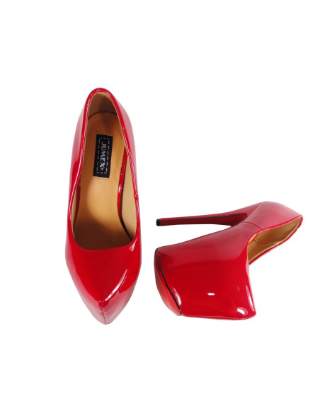 Czerwone wysokie szpilki High Heels - 2