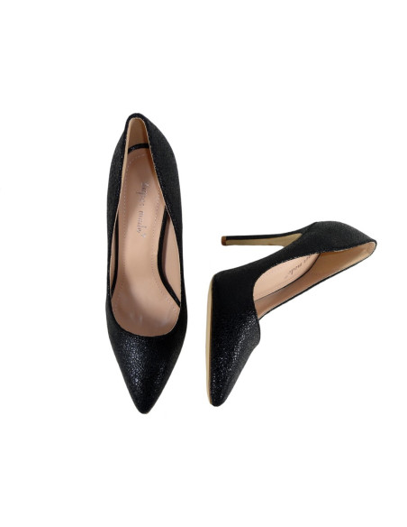 Epingles noires chaussures classiques pour femmes - 2