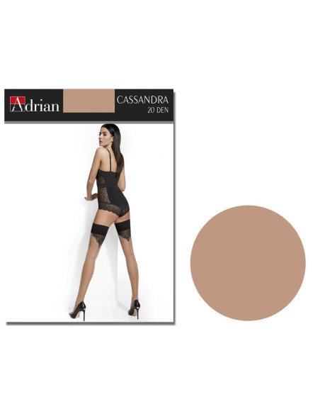 Adrian self-supporting stockings with Cassandra stitching - 3