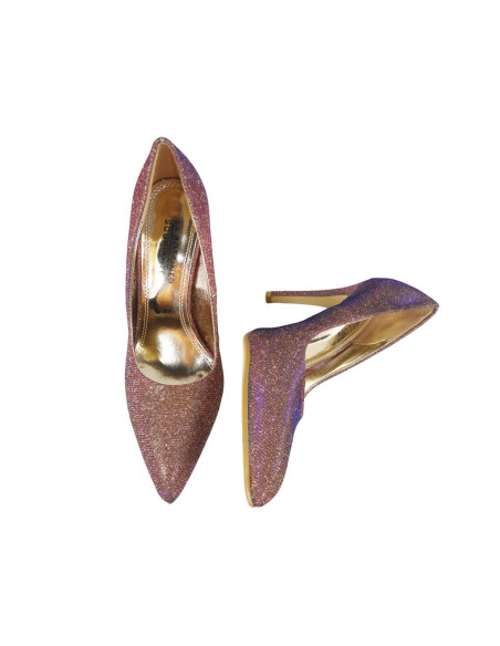Brūni mirdzošas krāsas stiletto kurpes - 2