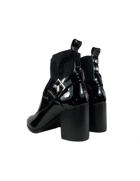 Melni stiletto zābaki zemi zābaki - 4