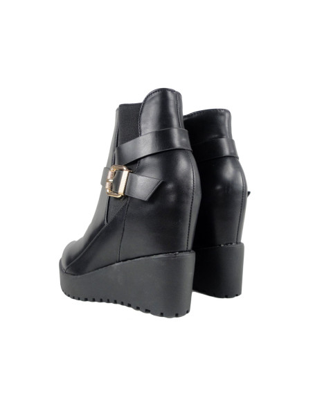Bottes noires bottes de femmes au crochet  - 4