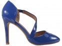 Cornflower Cobalt High Heel Schuhe mit Einkerbung - 1