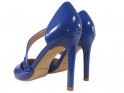 Cornflower Cobalt High Heel Schuhe mit Einkerbung - 4