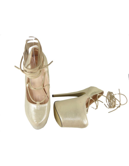 Epingles à cravate en or brillant pour la plate-forme des talons hauts - 2