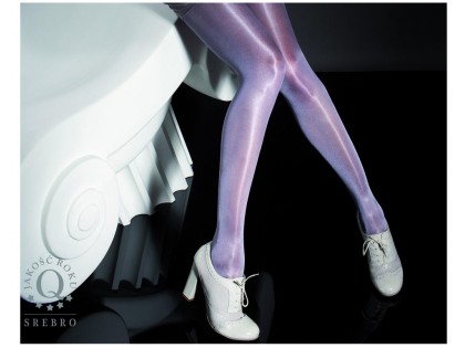 Smooth tights with a satin gloss effect Fiore - 2