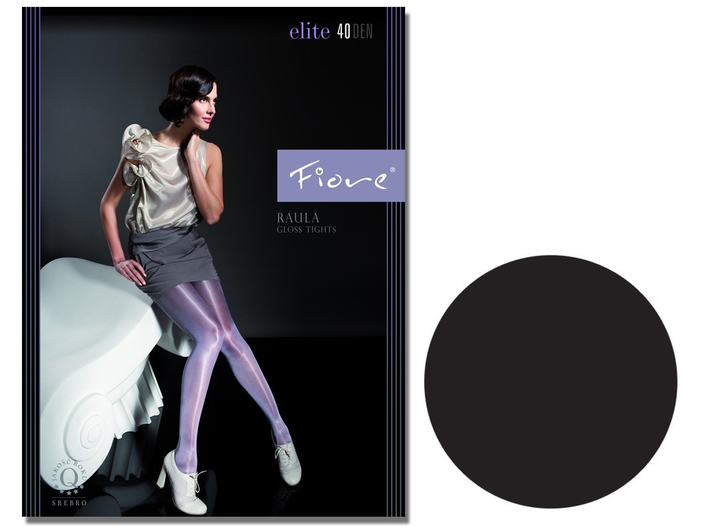 Glatte Strumpfhose mit Satin-Glanzeffekt Fiore - 4