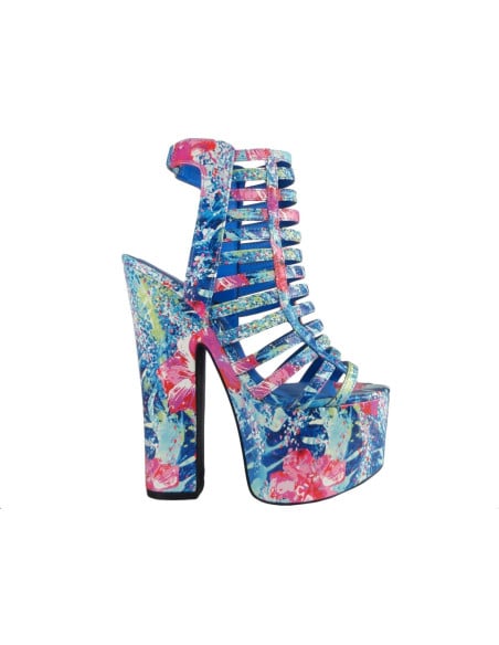 BUTY NA SŁUPKU SANDAŁY NA PLATFORMIE SEXY