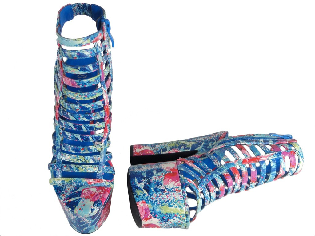 Stiletto batai platforminiai sandalai seksualūs - 2