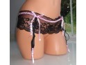 BLACK PINK SEXY GARTER BELT - 2