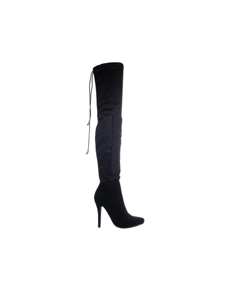 Cosaques derrière le genou Chaussures de femmes avec extensible - 1