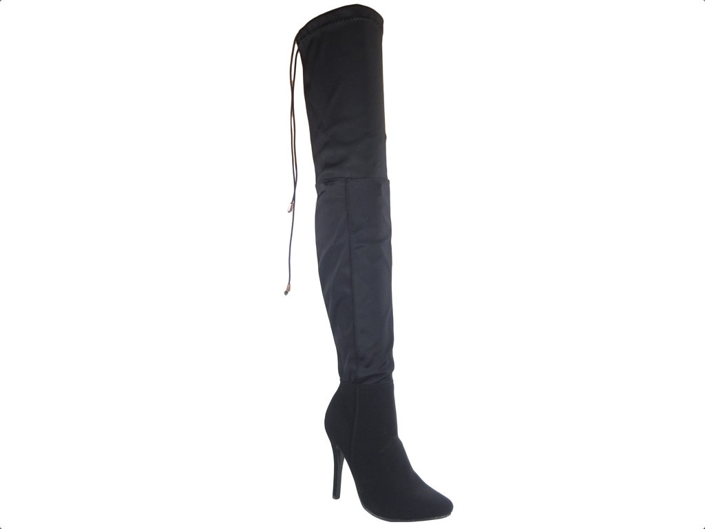 Overknee-Stiefel für Frauen mit Stretch - 3