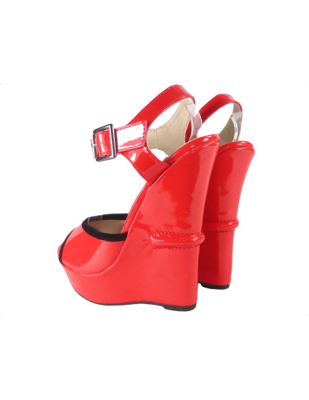 Keilsandalen mit Knöchelriemen - 4