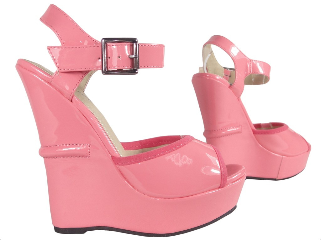 Pink ankle strap sandals - 3