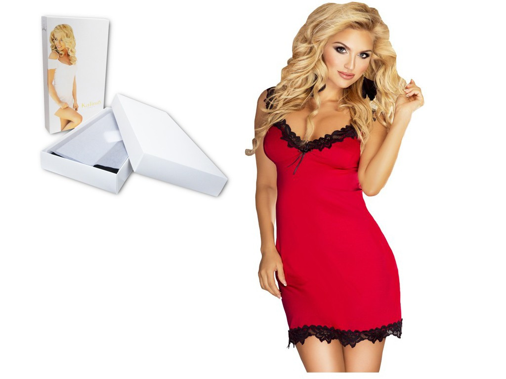 Chemise de nuit T-shirt rouge Costa Rica - 4
