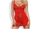 Erotic red Obsessive nightdress - 5
