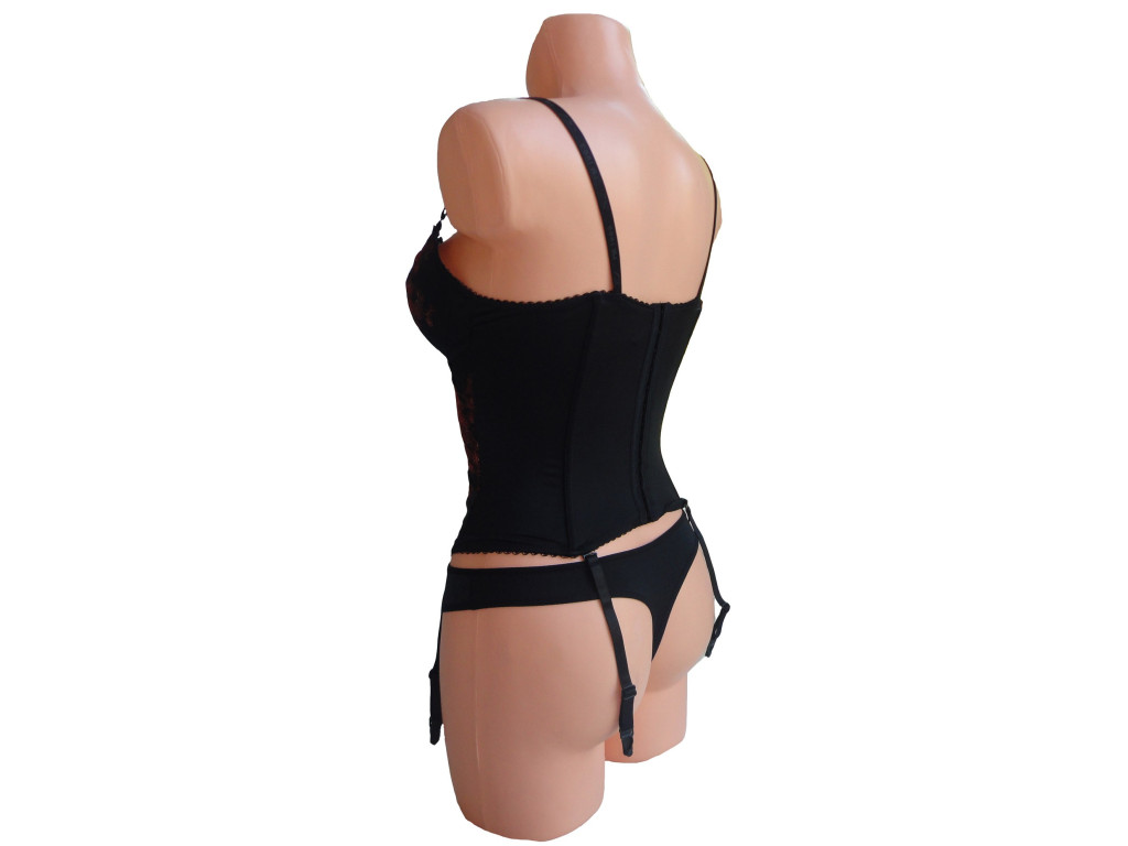 CORSET SEXY LAURIER NOIR PASSIONNÉ    - 3