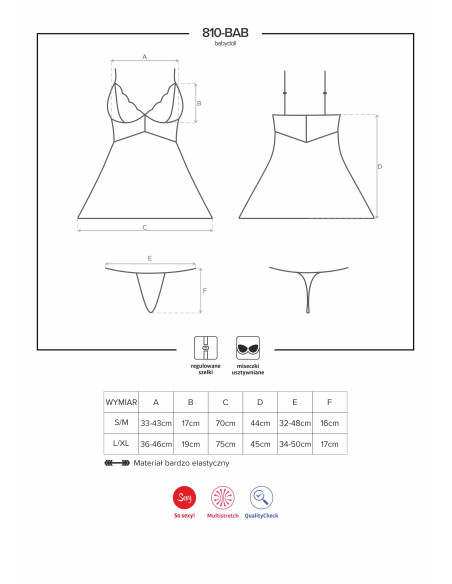 Nuisette blanche et string obsessionnel T-shirt obsessionnel pour femmes - 4
