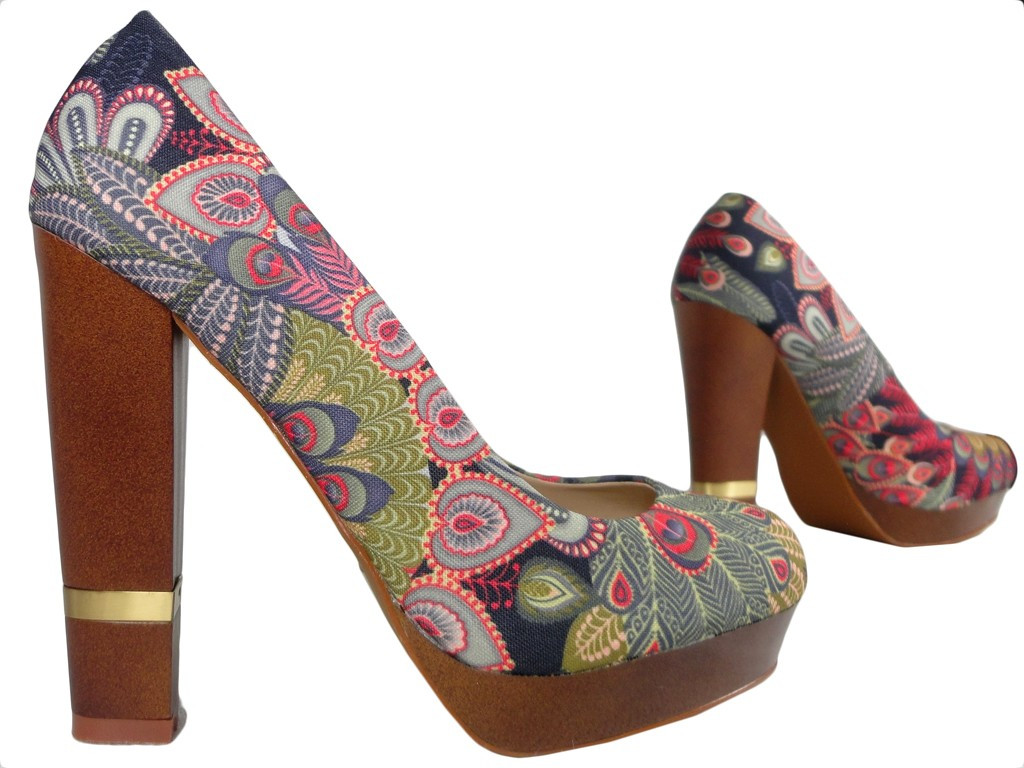 Stiletto heels platforminiai batai spalvingi - 3