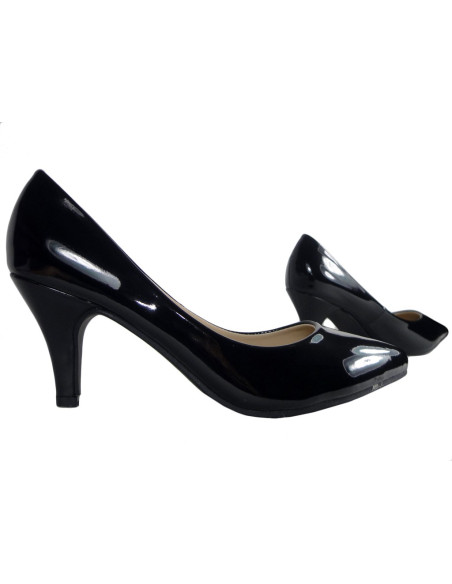 Melni zemie stiletto heels sieviešu elegantie apavi - 3
