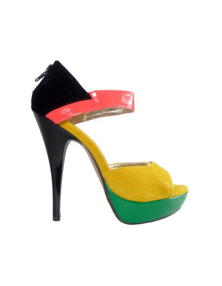 Stiletto un platformas sandales sieviešu vasaras apavi - 1