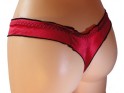 PUSH-UP-SATIN SCHWARZES ROSA NACHTHEMD - 5