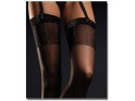 Smooth matt black ladies' stockings HYPNOSE - 2
