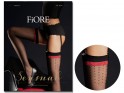 Black matt ladies' stockings for Lovely belt - 3