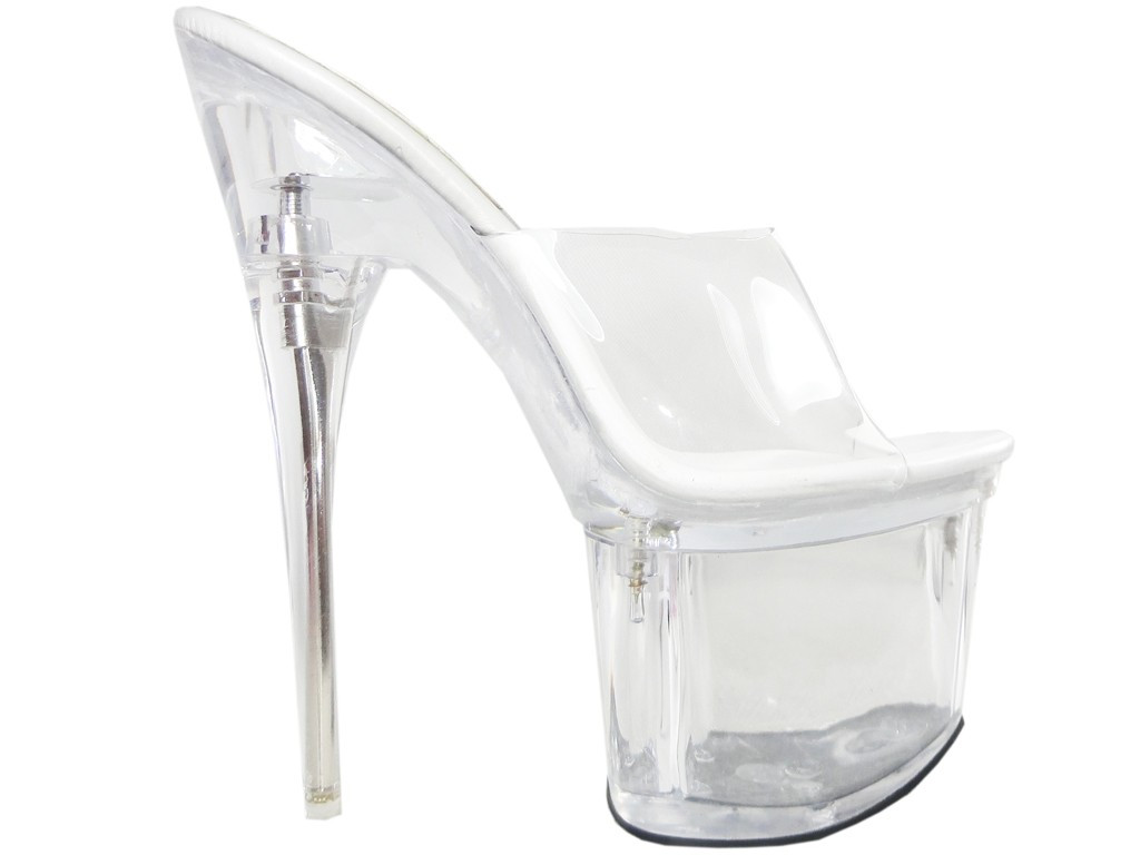 White flaps of a glass of pins on the platform - 1