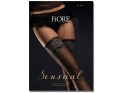 Black self-supporting stockings dotted 20 den - 1
