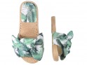Sieviešu zaļās flip-flops plakanie vasaras apavi - 2